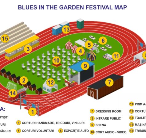 BLUES IN THE GARDEN FESTIVAL – MAP